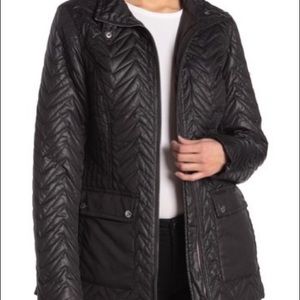 NWT Via Spiga Quilted Cargo Jacket